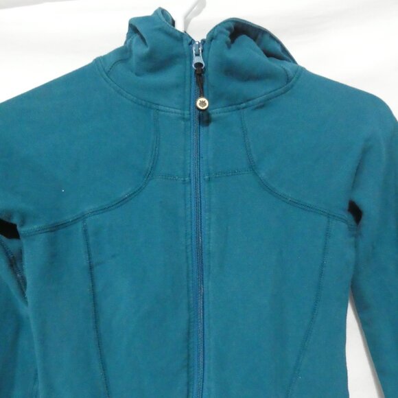 UB SPORTS - Urban Behavior | small | Teal Full-Zip Exercise - Running Hoodie - Picture 5 of 15